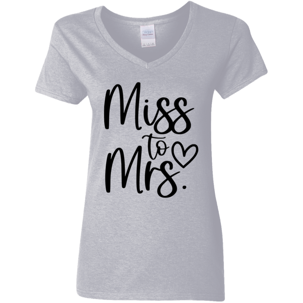 Miss to Mrs V-Neck T-Shirt