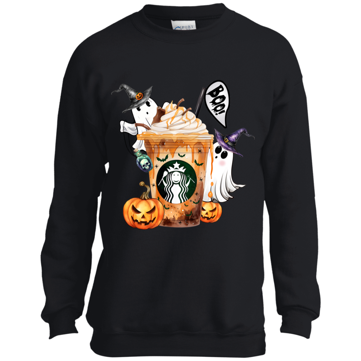 Boo Coffee Sweatshirt and Hoodie