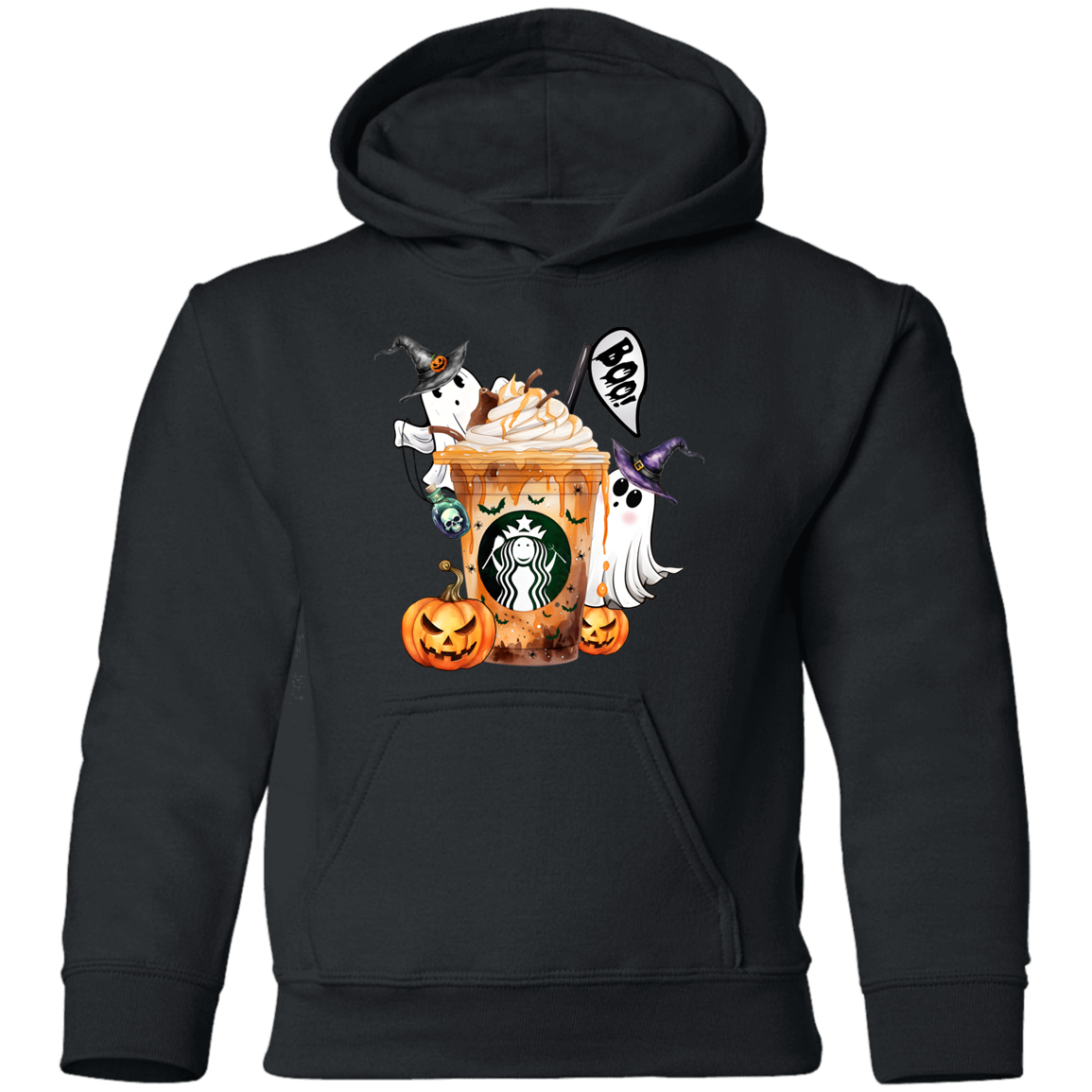 Boo Coffee Sweatshirt and Hoodie