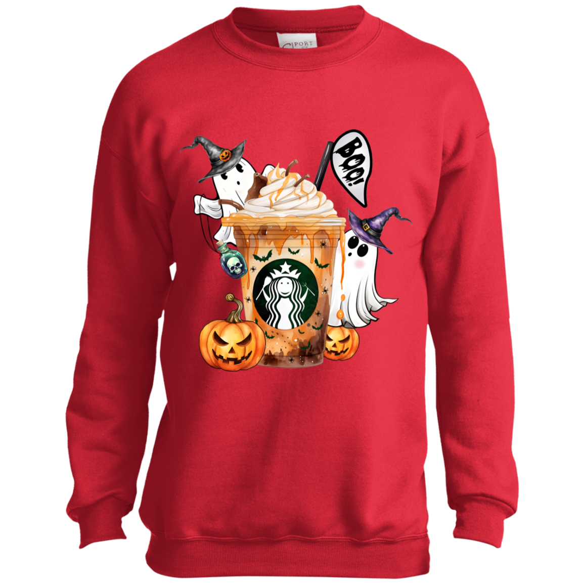 Boo Coffee Sweatshirt and Hoodie