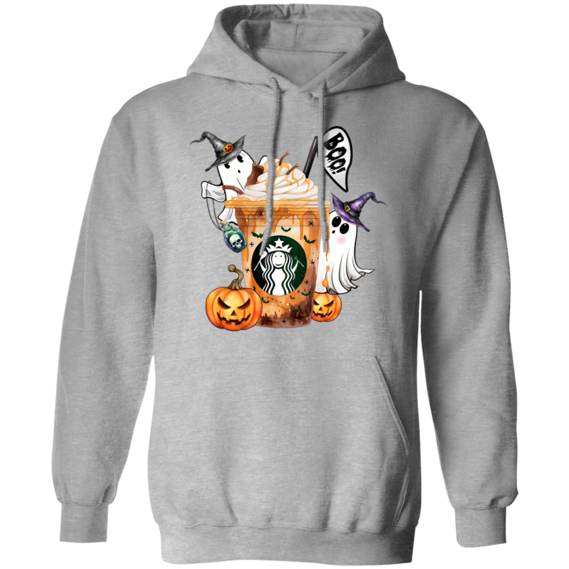 Boo Coffee Sweatshirt and Hoodie