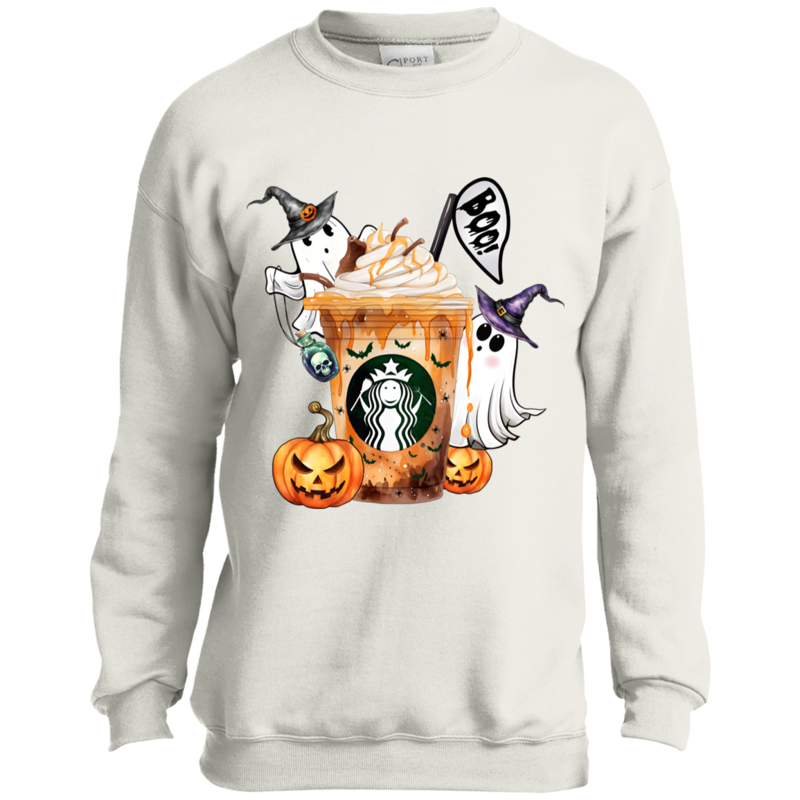 Boo Coffee Sweatshirt and Hoodie