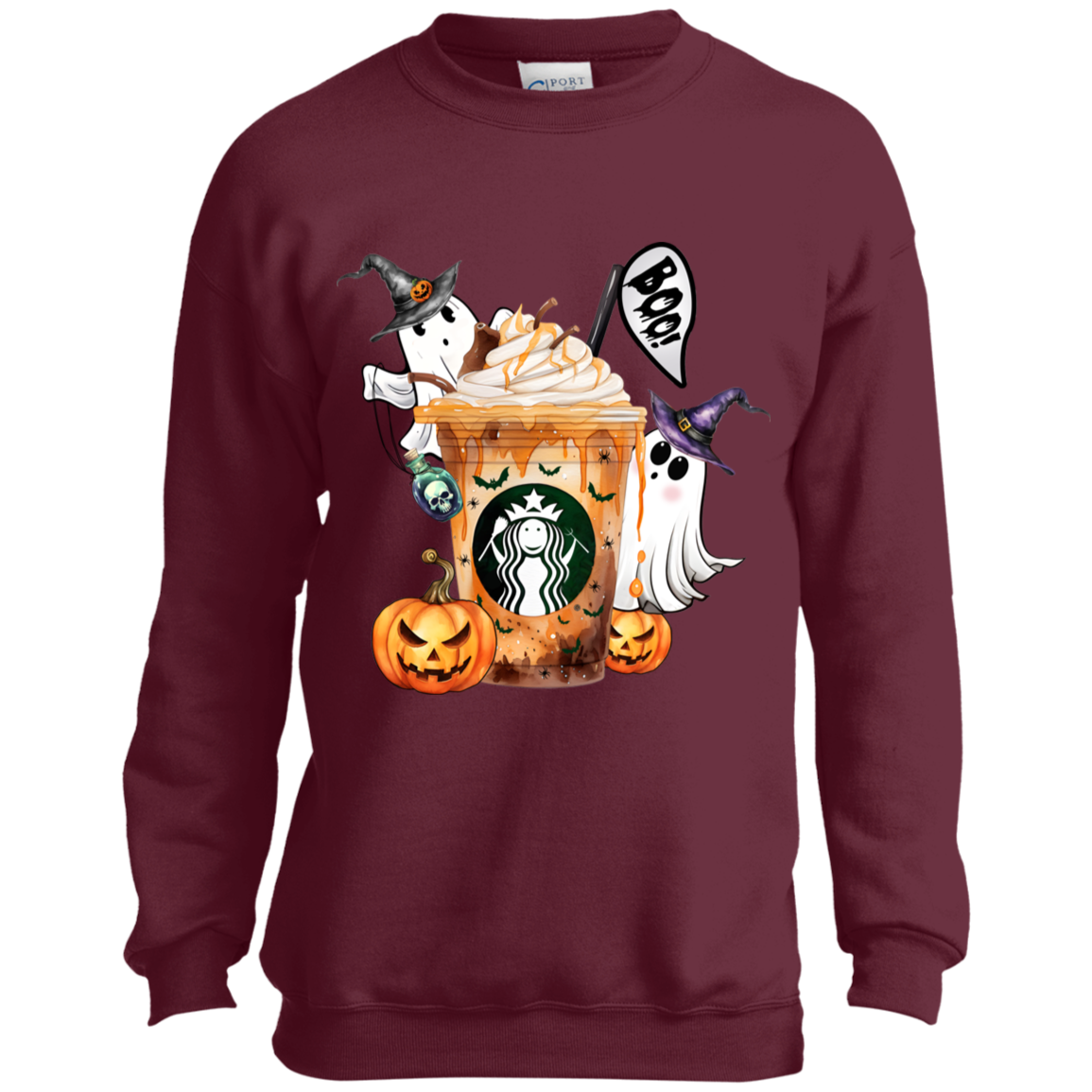 Boo Coffee Sweatshirt and Hoodie