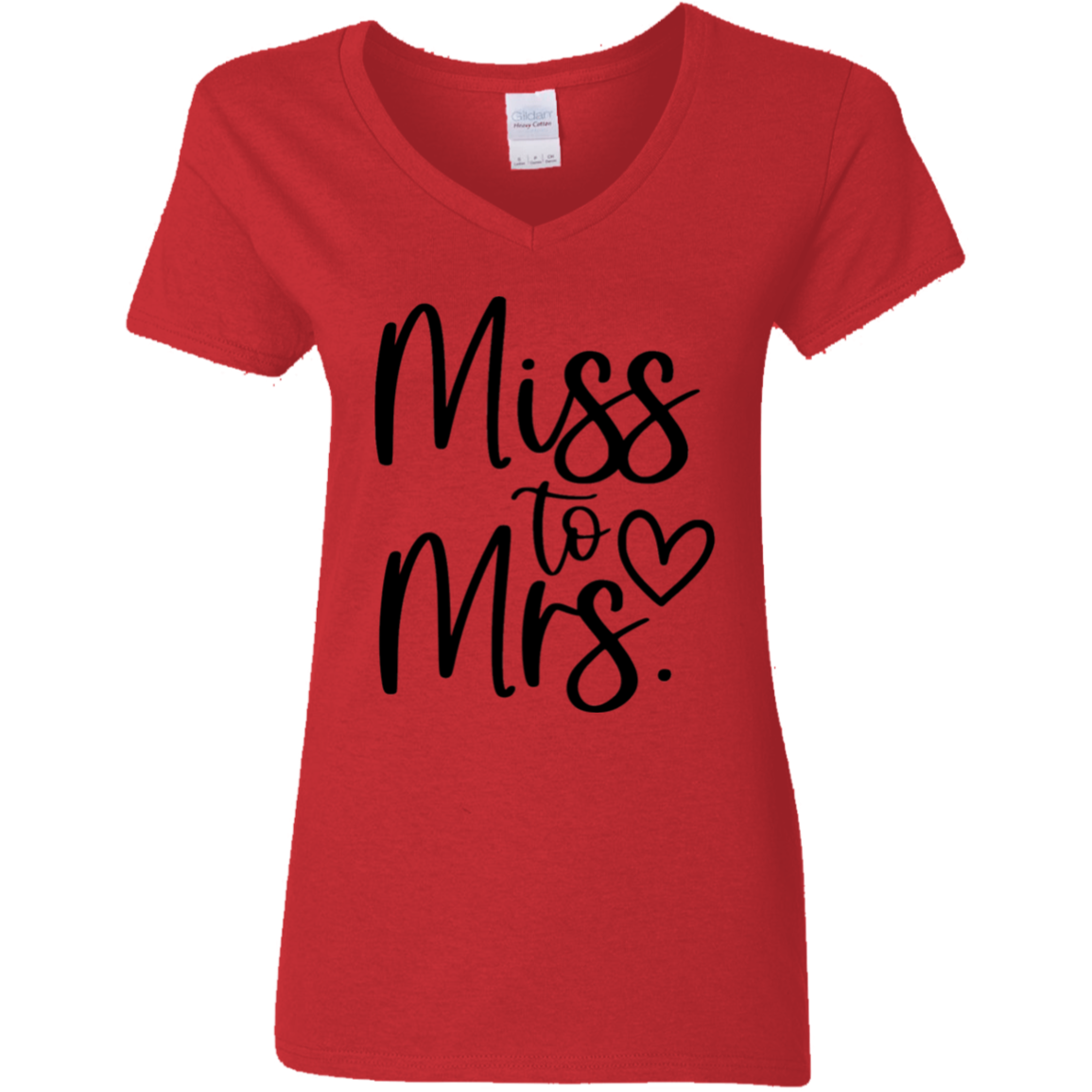 Miss to Mrs V-Neck T-Shirt