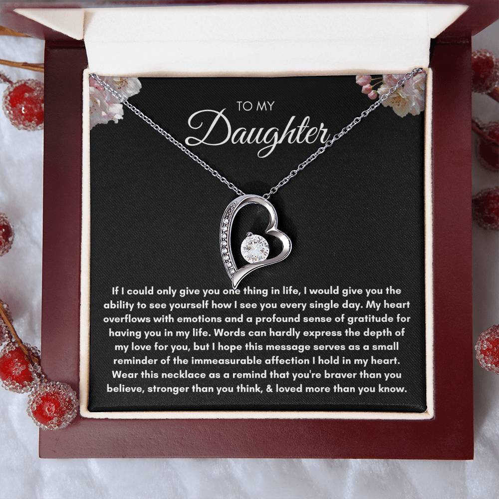 To My Daughter | Forever Love Necklace