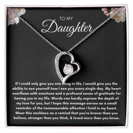 To My Daughter | Forever Love Necklace