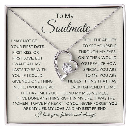 To My Soulmate | Forever Love Necklace