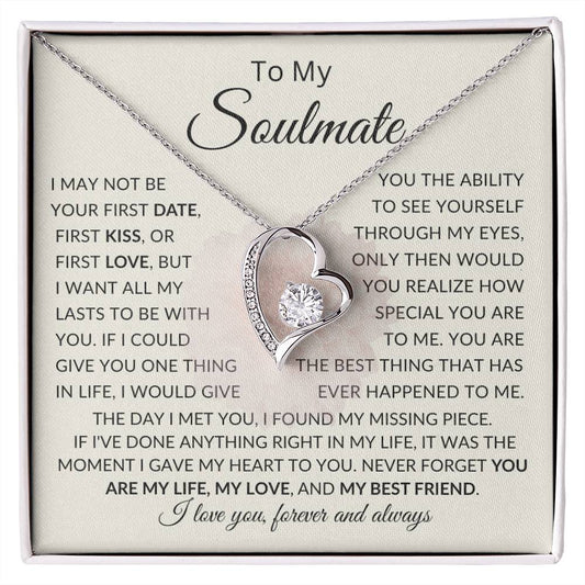 To My Soulmate | Forever Love Necklace