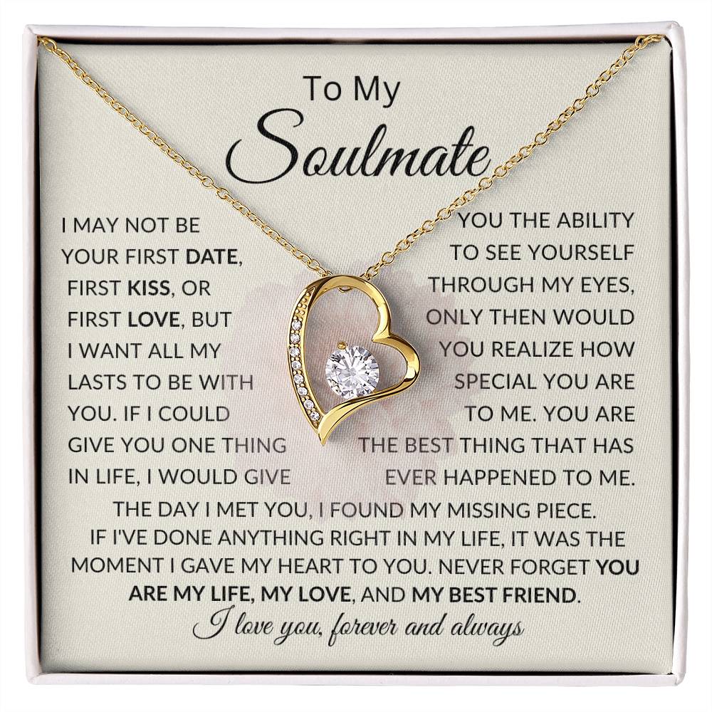 To My Soulmate | Forever Love Necklace