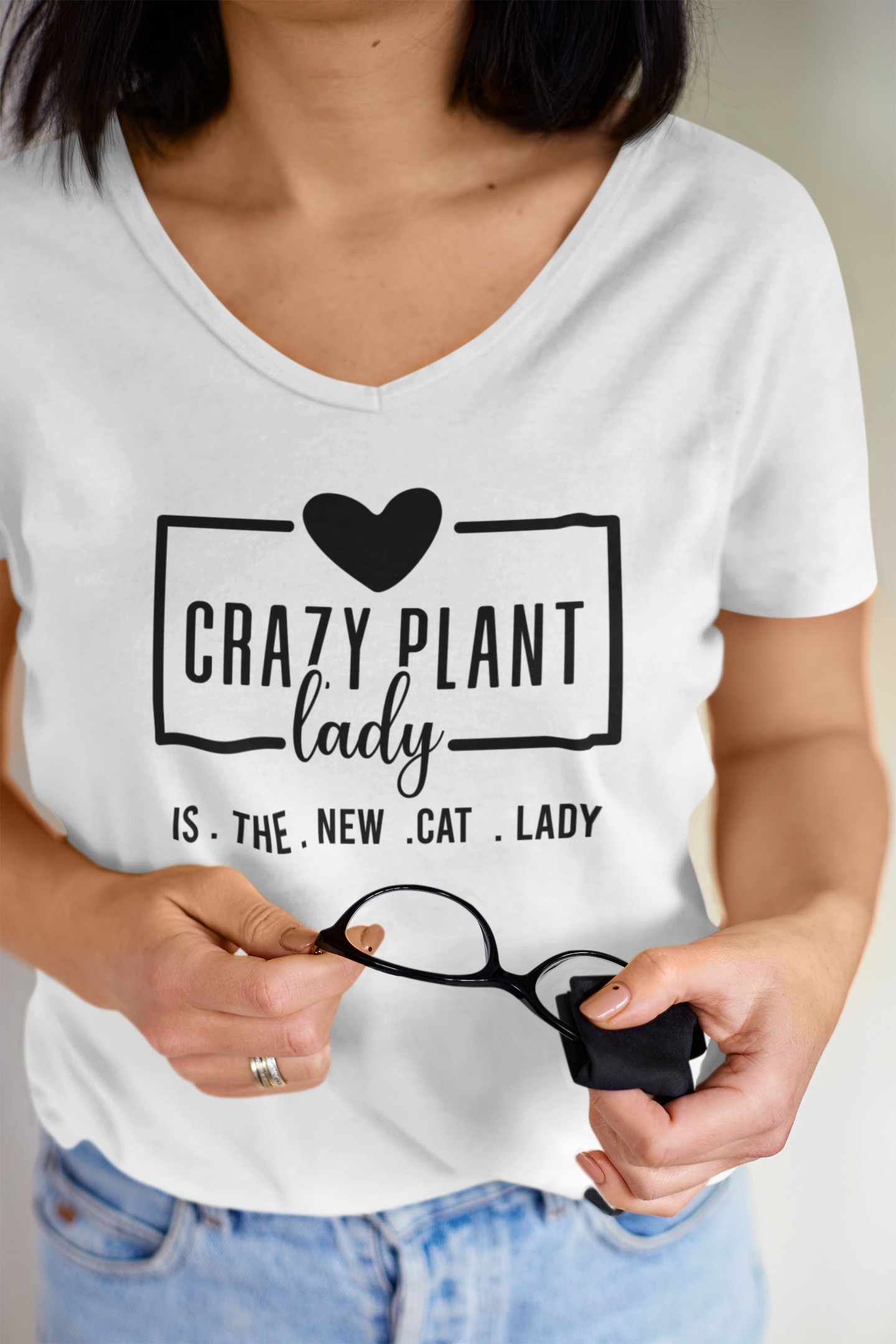 Crazy Plant Lady T-Shirt and V-Neck